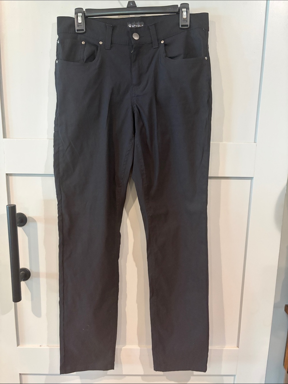Spyder Black Straight-Leg Men’s Chinos